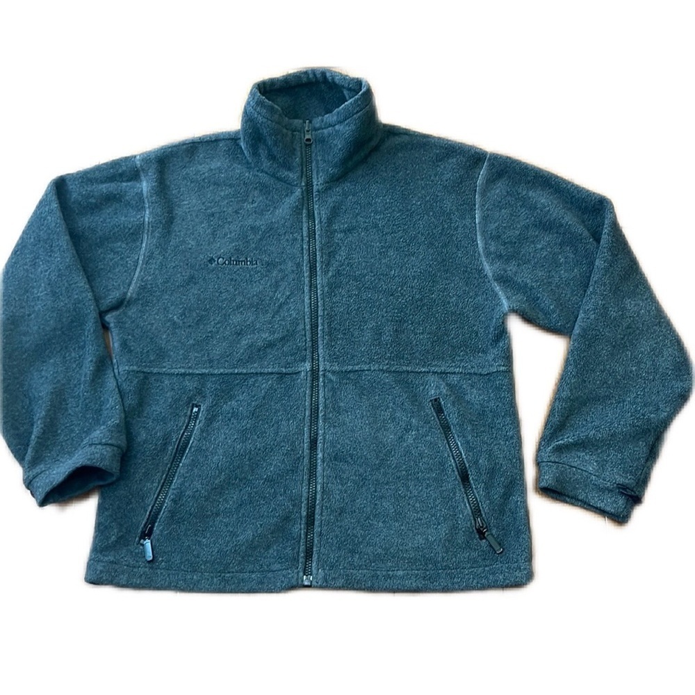 Columbia Grey Fleece Jacket Size XL Boys